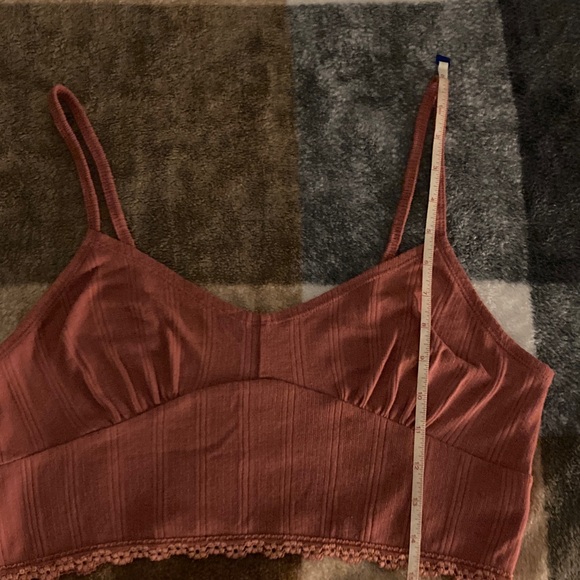 American Eagle Outfitters Coral Ribbed Top - Picture 9 of 9